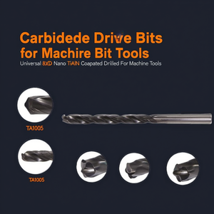 Foret universel en carbure TA1005 8xD, revêtement Nano TiAlN, pour machines-outils - Product Image 3