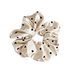 <span class=keywords><strong>2025</strong></span> Mới Thời Trang Pháp Phong Cách Matte Satin Hình Trái Tim Polka Dot Đàn Hồi Tóc Ban Nhạc Biểu Tượng Tùy Chỉnh Bán Buôn Tóc Tie - Product Image 6