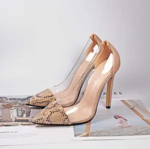 c11480a 2019 newest women pumps high heel jelly shoes