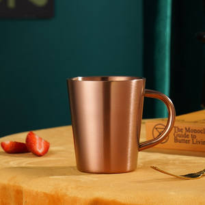 Atlas Custom Logo Luxury Travel Coffee Cup Handle Reusable Double Wall Stainless Steel 300ml Office Use - Product Image 6