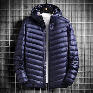 Veste d'hiver légère en duvet pour <span class=keywords><strong>homme</strong></span>, veste décontractée de haute qualité, <span class=keywords><strong>imperméable</strong></span> pour <span class=keywords><strong>homme</strong></span> - Product Image 3