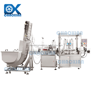 Máquina taponadora automática de 2 cabezales de tapado, tarro de vidrio con pasta de mermelada, <span class=keywords><strong>sellador</strong></span> taponador al vacío giratorio - Product Image 1