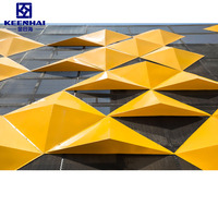 Panneaux décoratifs en aluminium 3D dernier modèle Revêtement mural extérieur populaire pour murs rideaux avec des caractéristiques uniques