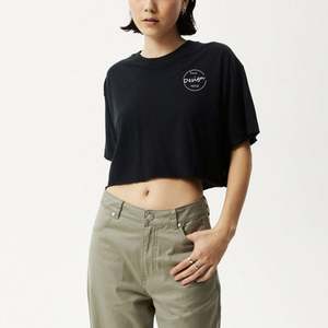 High Quality Custom Woman's <b>T</b>-<b>shirt</b> Cotton <b>Black</b> Plain Screen Print Drop Shoulder Crewneck Summer Oversized <b>T</b>-<b>shirt</b> <b>Women</b> - Product Image 1