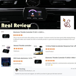 Contrôleur d'accélérateur numérique pour voiture F2 amélioré avec écran LCD, 9 niveaux de pédale, électronique automobile de pointe, modèle 2026 mis à jour - Product Image 6