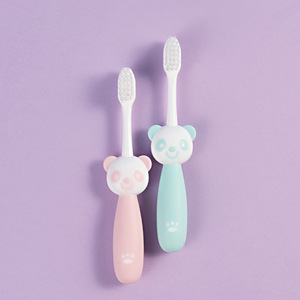 Cepillo de dientes para niños, cerdas suaves, manual, para niños de 1 a 8 años, con diseño de animales adorables, empaquetado individualmente - Product Image 2