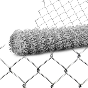 Black Galvanized Diamond Wire Mesh Chain Link Fence Frame Fence Grillage Pour Clture <strong>Champ</strong> - Product Image 6