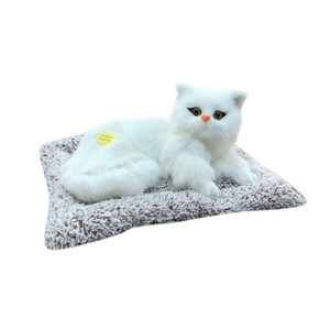 Peluche réaliste super douce en forme de chat, avec <span class=keywords><strong>charbon</strong></span> de bambou purifiant au <span class=keywords><strong>charbon</strong></span> <span class=keywords><strong>actif</strong></span>, poupée chat couché - Product Image 4