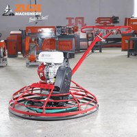 Truelle à béton à essence ZUJI haute puissance 5,5 CV, 150 tr/min, profondeur de travail 8-10 cm, moteur Lifan, fonctionnement manuel, garantie 1 an