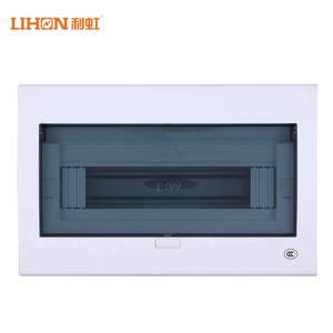 Cubierta de plástico IP30 y caja de panel de distribución MCB eléctrica de energía interior trasera de metal de 0,8mm - Product Image 1