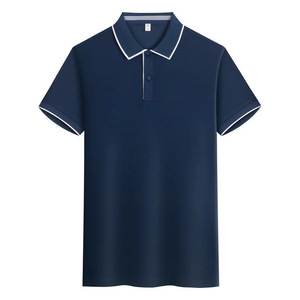 Customized Polo Shirts For Milk Tea Shops Logo Printing Summer Short Sleeve Women Workwear Solid Color Polyester Fiber - Product Image 2