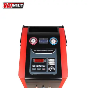 Factory Sale Car A/C Service Machine Recharge Refrigerant Gas Recycling Fully Automatic AC Recovery Machine