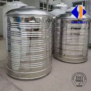 Réservoir <span class=keywords><strong>d</strong></span>'<span class=keywords><strong>eau</strong></span> rond en acier inoxydable pour usage domestique, petit et durable - Product Image 3