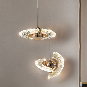 Lampe suspendue de luxe pour hôtel, bon marché, en fer, moderne, lustre de <span class=keywords><strong>cuisine</strong></span>, éclairage d'îlot avec acrylique transparent - Product Image 1