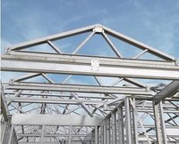 Supports de toit en treillis triangulaire soudé en acier galvanisé fabriqués en usine JIACHENG pour bâtiments industriels, personnalisation ODM OEM
