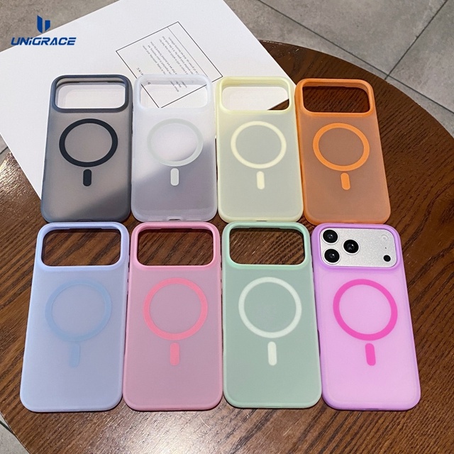 Mag Silicone for iphone case Aesthetic Magnetic case for iphone 17 Pr for iphone Jelly Silicone case