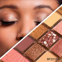 Palette de fards à paupières neutres imperméables à la transpiration cosmétiques de marque privée palette de fards à paupières haut de gamme couleur OEM de marque privée