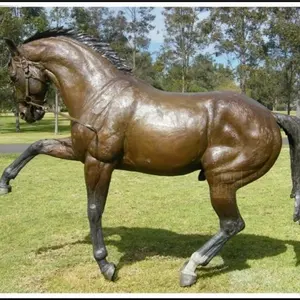 Customized Decoration Outdoor Sculpture Custom Resin Horse Animal Statues Fiberglass Life Size Horse Sculpture Fiberglass Statue