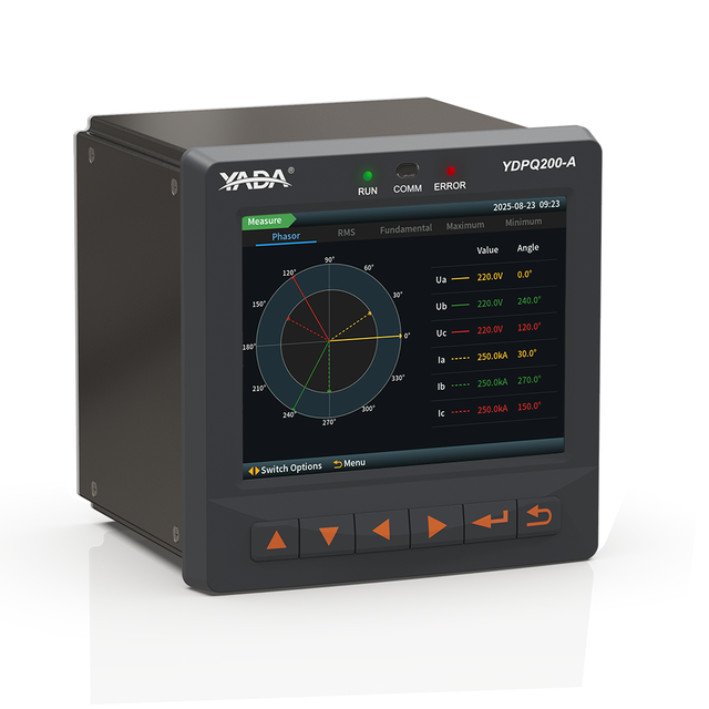 Yada Class 0.2s Three Phase Power Quality Analyzer 63rd Harmonic Monitor with Modbus TCP RS485 Ethernet
