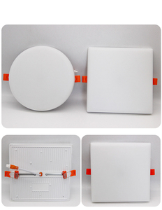 Plafón <span class=keywords><strong>led</strong></span> sin marco, panel de luz <span class=keywords><strong>Empotrado</strong></span> redondo de 9w, AC85-265V, 12w, 18w, 24w, 36W - Product Image 6