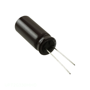 Condensateur RADIAL TH 33 uF 20% 400V à trou traversant en aluminium, référence UPT2G330MHD, Distributeur agréé - Product Image 1