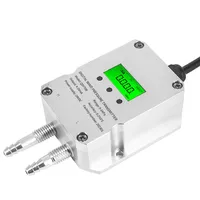 Transmetteur de pression d'air industriel pour système CVC avec écran LCD -30-300Kpa, pression différentielle numérique micro-vent/gaz QDF70B