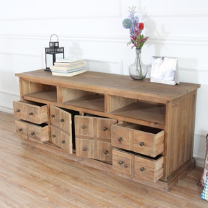 Armoire lumineuse de luxe en bois massif - Product Image 4