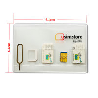 Porte-carte SIM personnalisé en PVC, pochette plastique pour carte Micro Nano SIM, pochette pour carte SIM avec logo imprimé