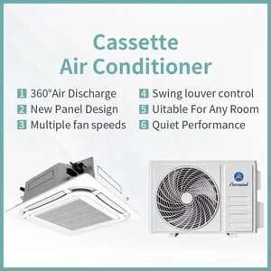 Mini Split, Aire Acondicionado con Descarga de Aire de 360 Grados, Unidad Interior Tipo Cassette, Sistema de Aire Acondicionado Residencial, FCU VRF - Product Image 3
