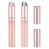 Mini pinceau à lèvres en silicone rose, applicateur de rouge à lèvres, brosse à lèvres pour baume à lèvres avec couvercle pour le maquillage quotidien