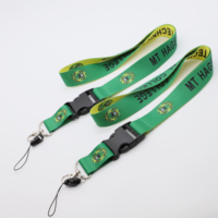 Correas de Cuello Personalizadas para Escuelas Secundarias, Sublimación a Todo Color, Poliéster, con Hebilla de Seguridad Desmontable