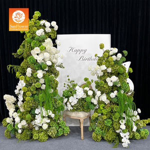 Sunwedding <span class=keywords><strong>Arche</strong></span> <span class=keywords><strong>de</strong></span> fleurs artificielles <span class=keywords><strong>de</strong></span> haute qualité pour les mariages Design réaliste Vente en gros Décoration <span class=keywords><strong>de</strong></span> cérémonie <span class=keywords><strong>de</strong></span> mariage - Product Image 1