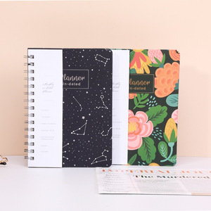 2025 2024 A5 Cuidado personal Lista de tareas personalizada Cuaderno Diario semanal Espiral Planificador mensual sin fecha - Product Image 2