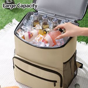 Sac à dos isotherme décontracté en nylon imperméable pour livraison de repas, pique-nique et glacière, directement de l'usine - Product Image 2