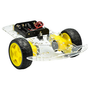 ערכת שלדת רכב רובוטי חכם 2WD/4WD עם 2 מנועים, שלט רחוק, לשימוש חינוכי - פלטפורמת רובוטיקה קסומה - Product Image 4