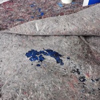 Tapis en feutre non tissé en polyester recyclé, tapis absorbant pour la protection du sol lors de la peinture, pour la décoration de la maison, la peinture et la rénovation
