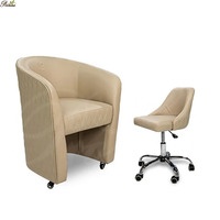 Ensemble de chaises de réception pour salon de beauté, chaise d'attente pour salon de manucure avec tabouret de technicien, chaise de manucure pour salon de beauté, pour institut de beauté