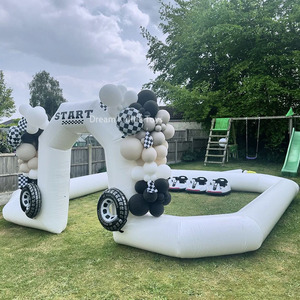 Su misura in PVC per bambini autoscontri all'aperto <span class=keywords><strong>pista</strong></span> gonfiabile <span class=keywords><strong>pista</strong></span> da corsa Soft Play gonfiabile corsa ad ostacoli per bambini - Product Image 4