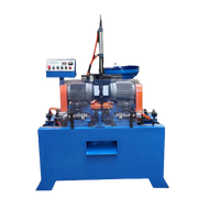 Machine à chanfreiner pneumatique automatique légère à double tête avec engrenage pour chanfreinage rapide des tuyaux courts