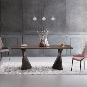 <span class=keywords><strong>2025</strong></span> Hiện Đại Đơn Giản Sang Trọng Bàn Ăn Đặt Ý Phong Cách Màu Grey Tối Giản Nhà Bằng Đá Cẩm Thạch Bàn Ăn Đặt - Product Image 3