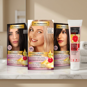 Cadeau-Kit de masque capillaire régénérant avec coloration permanente des cheveux pour le soin des cheveux - Product Image 3