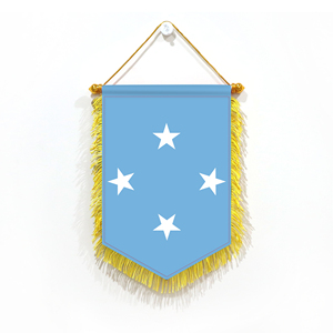 Mini Banderas de Coche de 20x30cm de los Estados Federados de Micronesia, Decoración de Pared, Accesorios de Exhibición, Pequeños Adornos para Colgar - Product Image 6