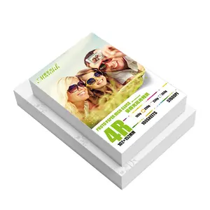 фотобумага 100 листов 200gsm Suppliers-Высококачественная профессиональная глянцевая бумага для струйной печати 200 г 4R