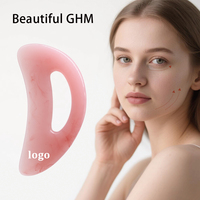 Grande Planche Gua Sha en Résine Acrylique, Grattoir Facial, Masseur Corporel, Logo Personnalisé, Fournitures de Beauté SPA pour Lifting du Visage et Soins Anti-Poches