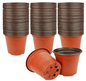 Garden Plant Container Pots Double Color Plastic Grow Box Fall Resistant Seedling Tray Nursery Pots Transplant Flower Maceta