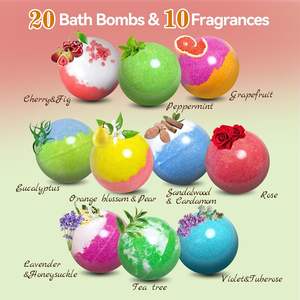 Bombas de Baño de Aceites Naturales de 30g - Regalo de Spa Hidratante con Aceite Esencial y Aroma a Ajenjo, Marca Personalizable - Product Image 6