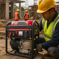 Chongqing Spring 1.2KW Benzin generator und DC-Schweiß maschine Integrierter Mini generator