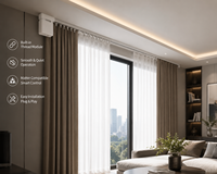Moteur de rideau électrique intelligent JINK Motor Mini Matter Thread, contrôleur de rideau sans fil pour la domotique, compatible avec Apple Home