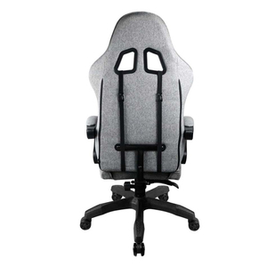 Chaise de jeu inclinable avec barre lumineuse LED RGB au design moderne, en tissu, vente en gros d'usine, échantillon gratuit pour les joueurs - Product Image 2