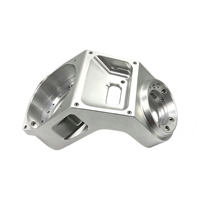 Pièces en aluminium usinées CNC 5 axes sur mesure et par électroérosion à fil, usinage de précision OEM pour boîtiers de joints robotiques et supports structurels